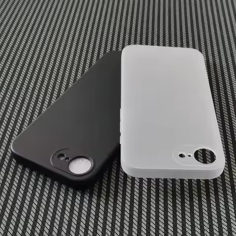 Soft TPU Case for Apple Iphone 16E Matte Frosted Clear Black Silicone Shell for Iphone16E IPHONE 16 