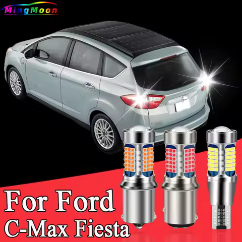 2pcs LED Reverse Light Backup Bulb P21W BA15S For Ford C-Max Fiesta 4 5 mk5 Focus mk1 mk2 Fusion Ka 