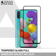 Tempered Glass Full Samsung Galaxy A51 | Anti Gores Kaca - Hitam