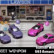 SW 1:64 Porsche911 Gunther Werks 993 Remastered Alloy Car Model