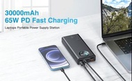 Baseus Amblight DigitalDisplay Quick Charge Power Bank 65W /30000mAh/5 ports/PD Fast Charging       