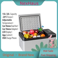 NexHaus  Mini Portable Fridge Refrigerator 15L/22L Alpicool Car Portable Fridge Refrigerator/Home/Ca
