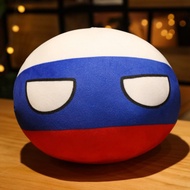 AZUVIA 30cm Dễ thương Nhồi bông Trang trí nhà cửa Hoạt hình sáng tạo Quà Tặng trẻ em Polandball coun