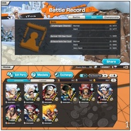 OPBR One Piece Bounty Rush Account [9 Extreme] Nika V2, Nika V1, Akainu, Zoro Sanji, Roger V1, Law, 