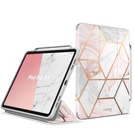 I-Blason เคสสำหรับ iPad Pro 2025/2024 11/13นิ้วพร้อมที่ใส่ดินสอตั้งได้แบบสามพับเพรียวบางป้องกันทีพีย