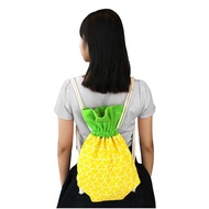Ang Ku Kueh Pineapple Drawstring Bag, Womens Drawstring bag, Pineapple Drawstring Backpack
