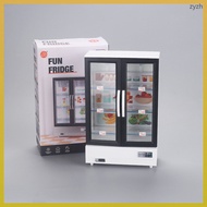 Children's Refrigerator Toys Mini Fridge Decor Miniature Model zhiyuanzh