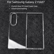 Ultra Thin&Light Crystal Clear PC Hard Flip Case For Samsung Galaxy Z Fold7 Fold 7 Shockproof Phone 