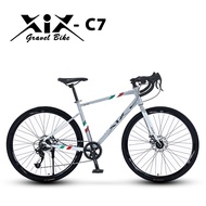XIX C-7 Gravel Bike 700c Alloy Frame 1 by 8 Speed Internal Cable Mechanical Disk Break