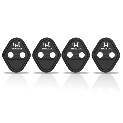 4PCS Silicone Car Door Lock Cover Protect Sticker for Honda Mugen INSPIRE XR-V CR-V UR-V CR-Z Fit Ty