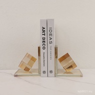 Home Model Room Simple Living Room Decoration Creative Soft Amber Book Modern Decoration Bookend Stu