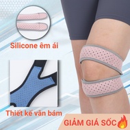 Dmax Gym Running Knee Brace | Soft and Elastic Silicone Mattress, Breathable Fabric Design [BG13]