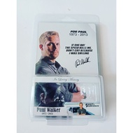 Custom Paul Walker Hotwheels Blister (without diecast)