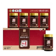 Korean DUZON HEALTH Koryo 6-year-old red ginseng extract gold 240g 4 bottles 1 box red ginseng conce