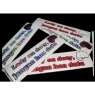 Lady On Duty Car Sticker Waterproof Vinyl Decal