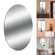 OVALMIRROR - 25*40cm Wall Mount Self Adhesive Mirror Acrylic Wall Home Bathroom Mirror Accessories
