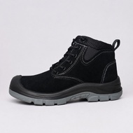 Men safety shoes protection shoes anti-smash anti-stab high-top labor construction site work shoes
