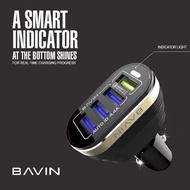 BAVIN PC587 4 USB Slot Qualcomm3.0 Universal Quick Charger & 4.4A Car Charger