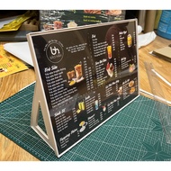 A3 A4 Desktop Mica Frame, A3 Wall Mounted Mica Plastic Picture Frame, A3 Mica Menu Board for Adverti