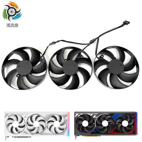 105MM CF1015U12D 0.55A Cooling Fan For ASUS ROG Strix GeForce RTX 4080 RTX 4090 OC Edition White Gam