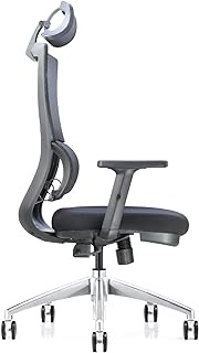 UMD Ergonomic Mesh Office Chair With Aluminium Leg And Enhanced Lumbar Support Full Black