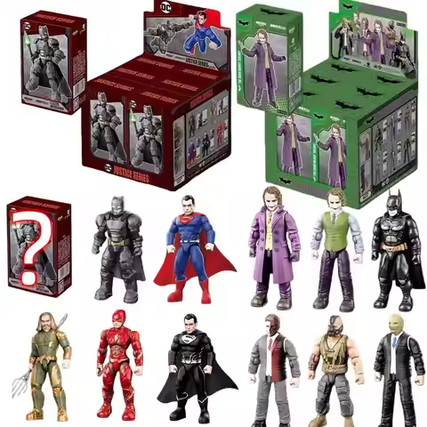DC ARMORED Batman JOKER Black Superman BANE TWO FACE Villain Justice League Splicing Action Figures 