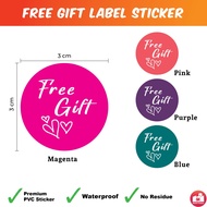 100 PCS Free gift Label sticker / Customer appreciation sticker / Material Premium PVC waterproof st