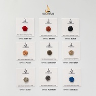 HIQMAH MAGNET PIN CORAK BUNGA ROSE [SESUAI UNTUK DI PIN KAN PADA TELEKUNG TRAVEL SEBAGAI PEMBERAT]
