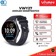 VIVAN Smart Watch VWY27 | AMOLED AMOLED AMOLED | 100+ Sports Mode | Waterproof IP67 | Professional H