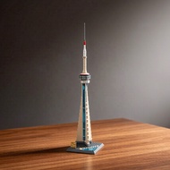 CN Tower Toronto Architecture Building Blocks Landmark Model DIY Construction Toy ABS Custom Buildin