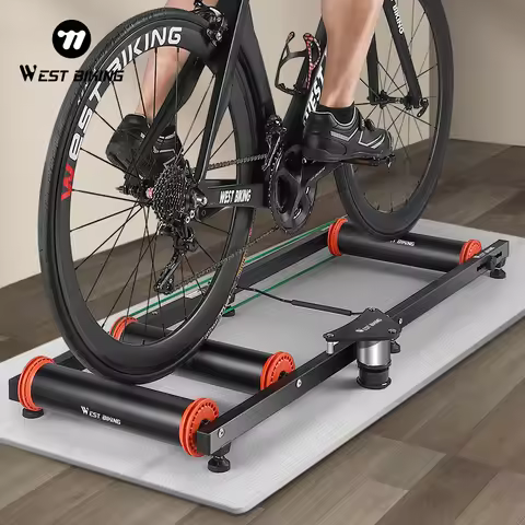 WEST BIKING Roller Cycling Training Platform Professional Indoor Bike Trainer Foldable Adjustable MT