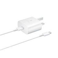 Original Samsung 25W Travel Adapter 3A Super Fast Charging PD 3.0 Fast Charger USB-C UK Plug Wall Ad