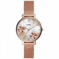Fossil Women's Quartz Stainless Steel Mesh Three-Hand Watch Stainless Steel Case/Glass Mirror ES4534