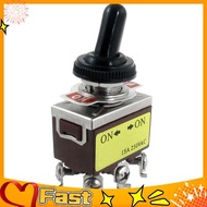 [Discount F]AC 250V 15A on/on 2 Position DPDT Toggle Switch with Waterproof Boot