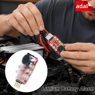 ADAL Lithium Battery Alarm, LED Indicator Lightweight Battery Alarm Buzzer, Durable Buzzer Alert Pla