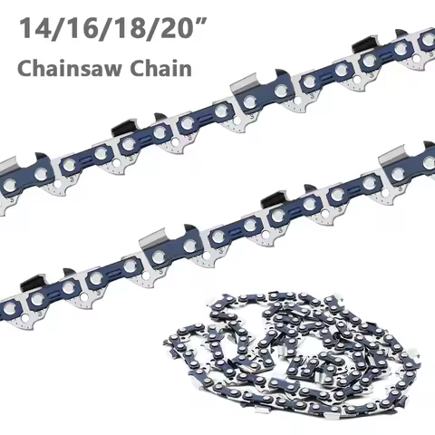 14/16/18/20Inch Chainsaw Chain #65 Manganese Steel 3/8"LP 52/56//57/72/76 Drive Link for Electric Ch