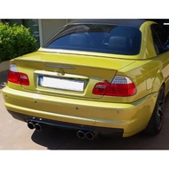 for BMW E46 M3 Coupe 2000 - 2006 Carbon Fiber Car Rear Bumper Lip Diffuser Spoiler FRP Rear Bumper P