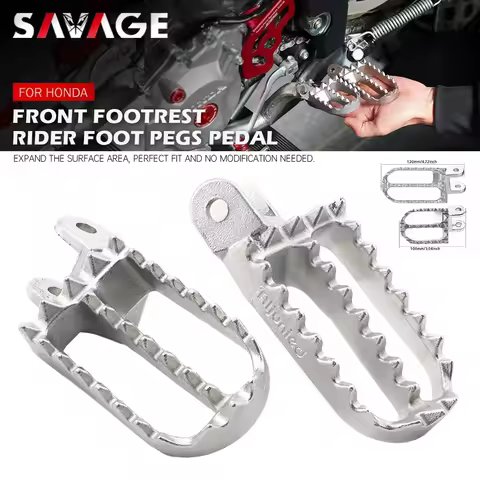 Front Footrest Foot Peg Extension For HONDA XR400R CR85R CR80R Motorcycle Rider Footpeg Foot Rest Pe