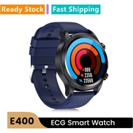 Original E400 Smart Watch ECG PPG HRV PTT Blood Sugar Blood Pressure Oxygen Body Temperature Monitor IP68 Waterproof Smartwatch