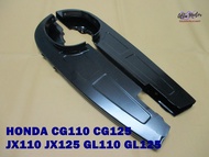 "BLACK" CHAIN CASE SET Fit For HONDA CG110 CG125 JX110 JX125 GL110 GL125 #บังโซ่ สีดำ งานสวย