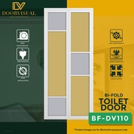 Aluminium Bi-fold Toilet Door Design BF-DV110 | BiFold Toilet Door Specialist Shop in Singapore