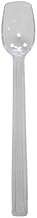 A-to-Z Supply PLBS110CL Buffet Spoon, 10", 3/4 oz., Perforated, Dishwasher Safe, Polycarbonate, Clea