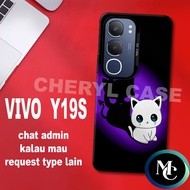 CC22/ case Hand phone VIVO Y19S/Cat Motif VIVO Y19S/case VIVO Y19S/silicon VIVO Y19S/cassing VIVO Y1