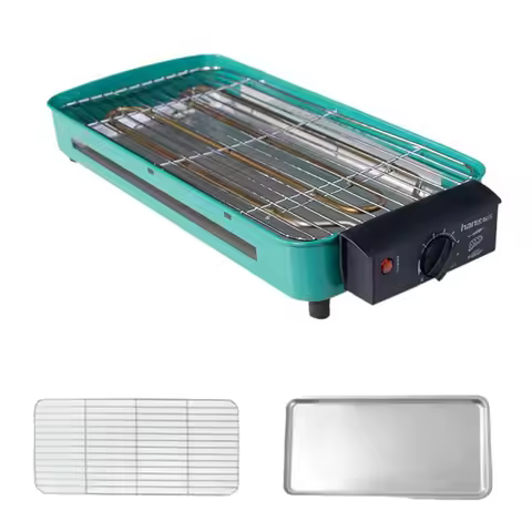 Indoor Barbecue Electric Barbecue Pan Multi functional Barbecue Grill Rack Electric Barbecue skewers