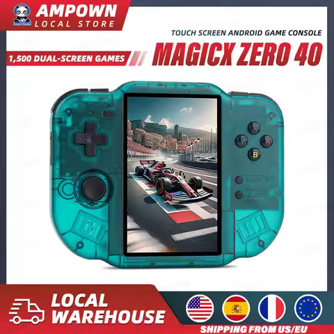 AMPOWN ZERO 40 Handheld Game Console 4'' IPS Multi-touch Screen Android A133P Magicx Zero40 WiFi Sup