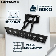 Taffware TV Wall Mount Bracket VESA 600x400 for 32-80 Inch TV - SH-80