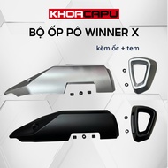 Winner X Muffler Set, Hood Cover, Winner X Tailgate Cover, Winner X Exhaust Pipe Cover