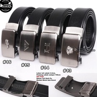 DT83 >> Men's leather belt rail belt buckle men belt automatic 4cm