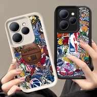 Casing for Infinix Smart 9 HOT 40i GT 30 30I 8 5 40 Play 20 Pro 5G Q-74 Basketball Logo