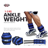 PinoyGym Pair Of Ankle / Wrist Weights (Velcro Locks) Wearable Weights 1kg/1.5kg/2kg/3kg/4kg/5kg/6kg